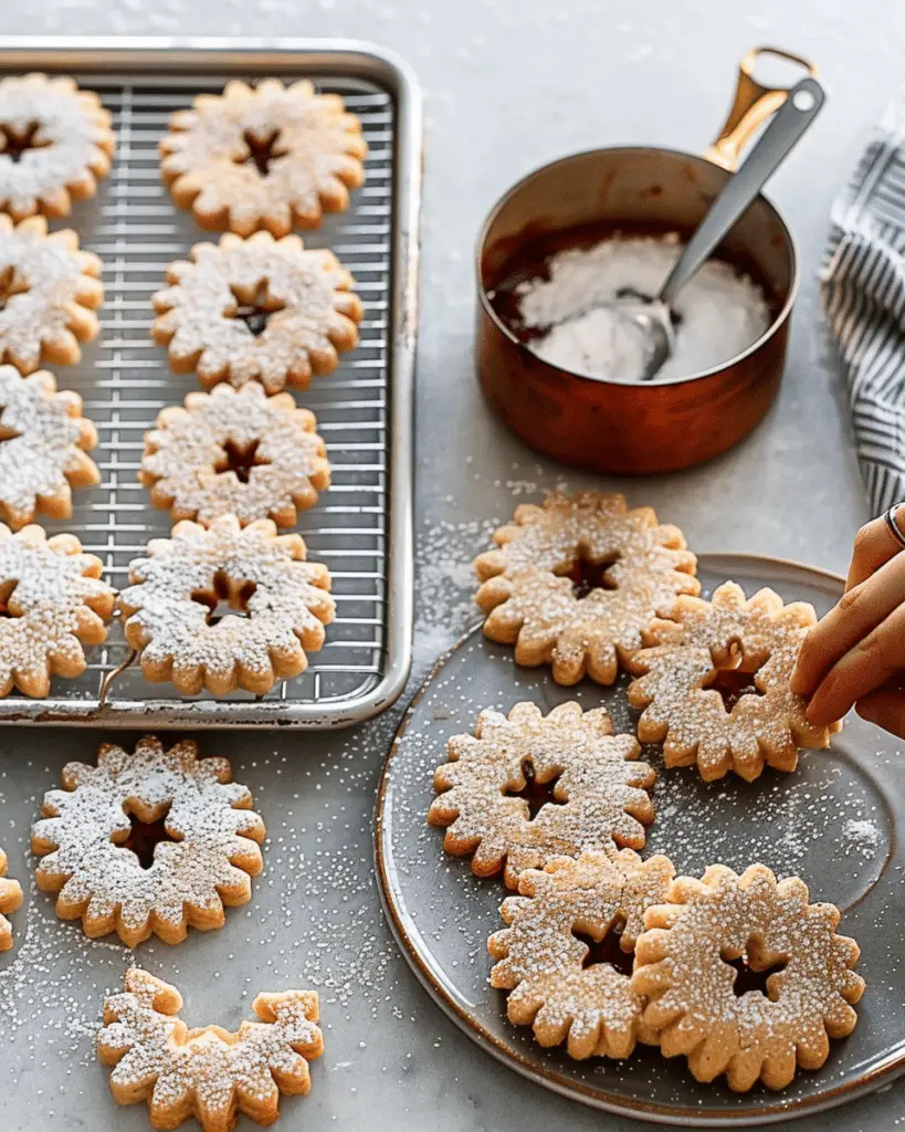 Linzer Cookies