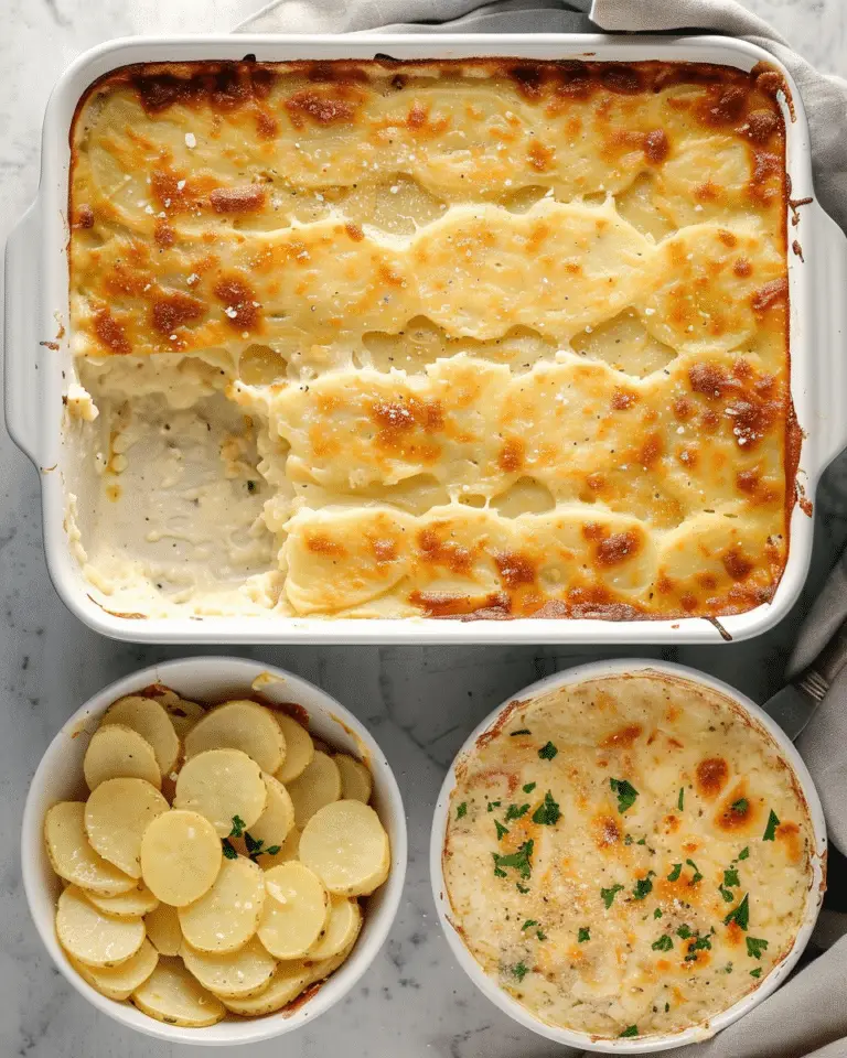 Cheesy Gouda Scalloped Potatoes