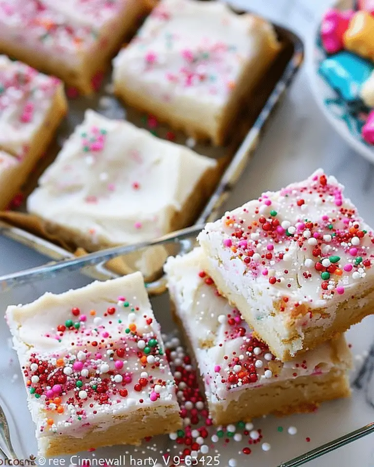 Frosted Sugar Cookie Bars