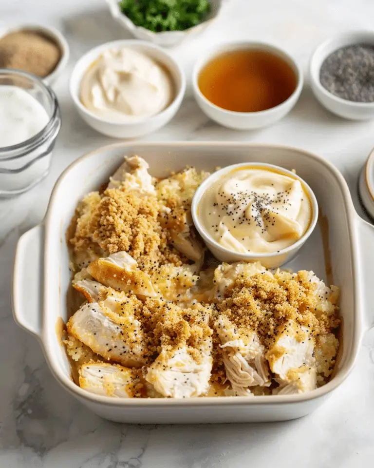 Poppy Seed Chicken Casserole recepe