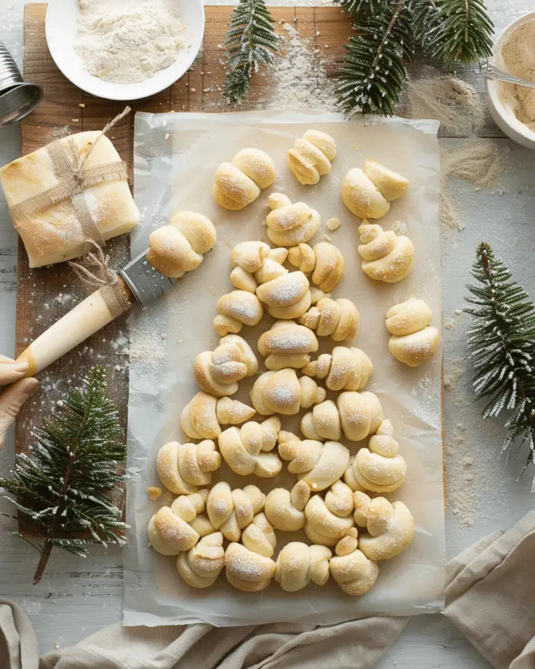 Christmas Tree Pull Apart Bread