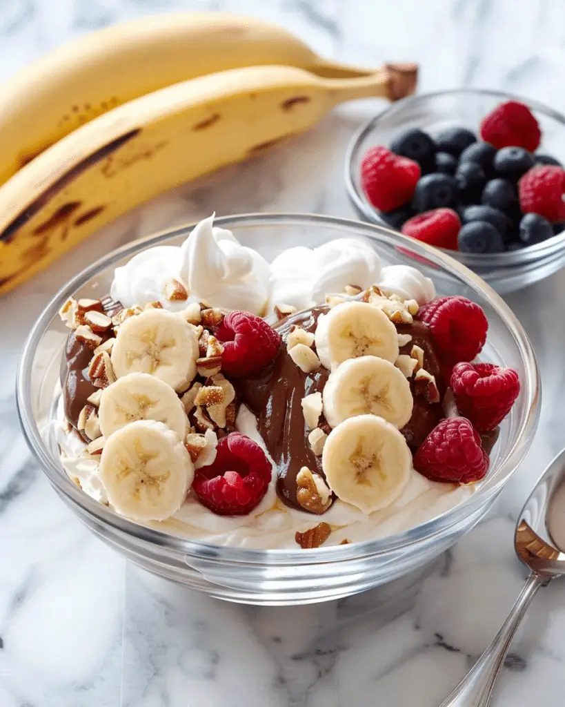 Healthy Banana Split