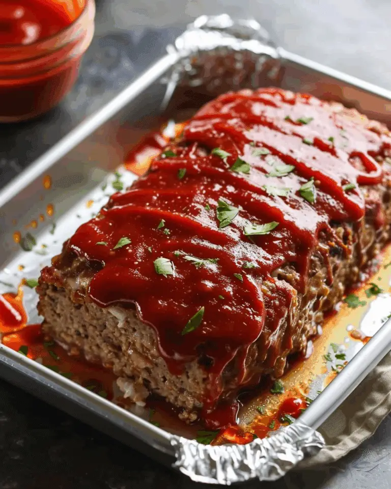 Sheet Pan Meatloaf