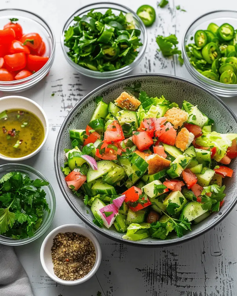 Lebanese Fattoush Salad