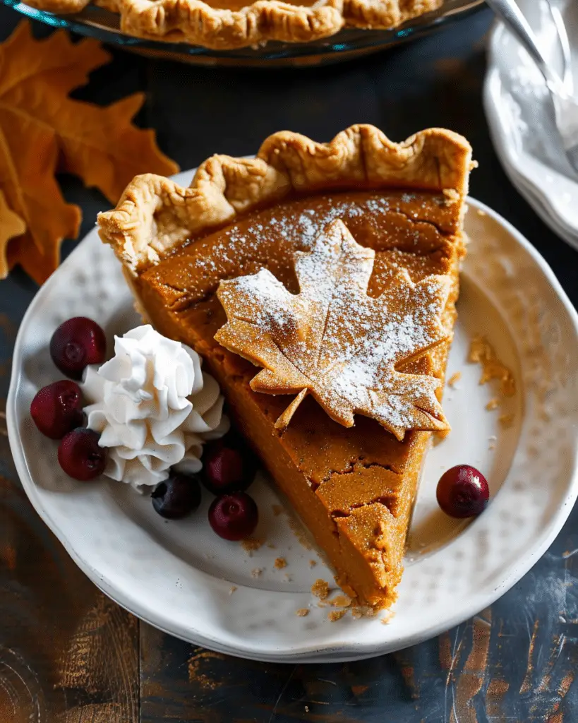 The Great Pumpkin Pie Recipe
