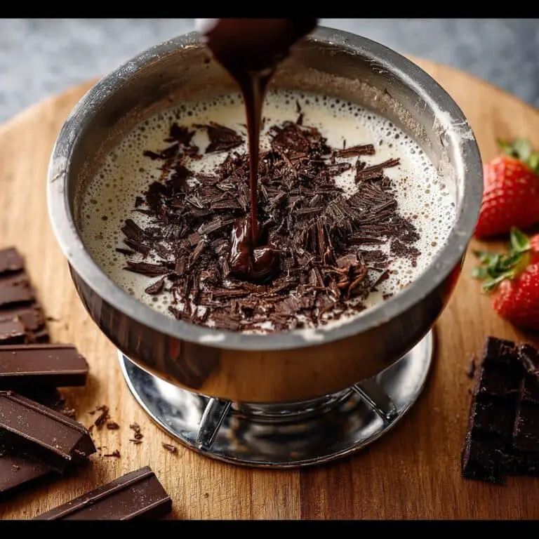 Chocolate Fondue recepe