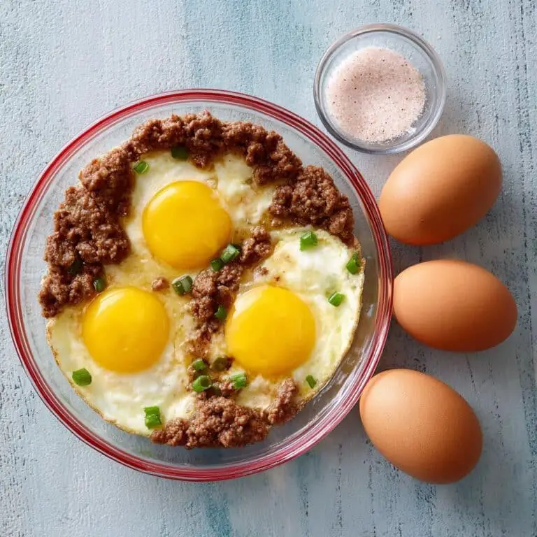 Ground Beef & Eggs