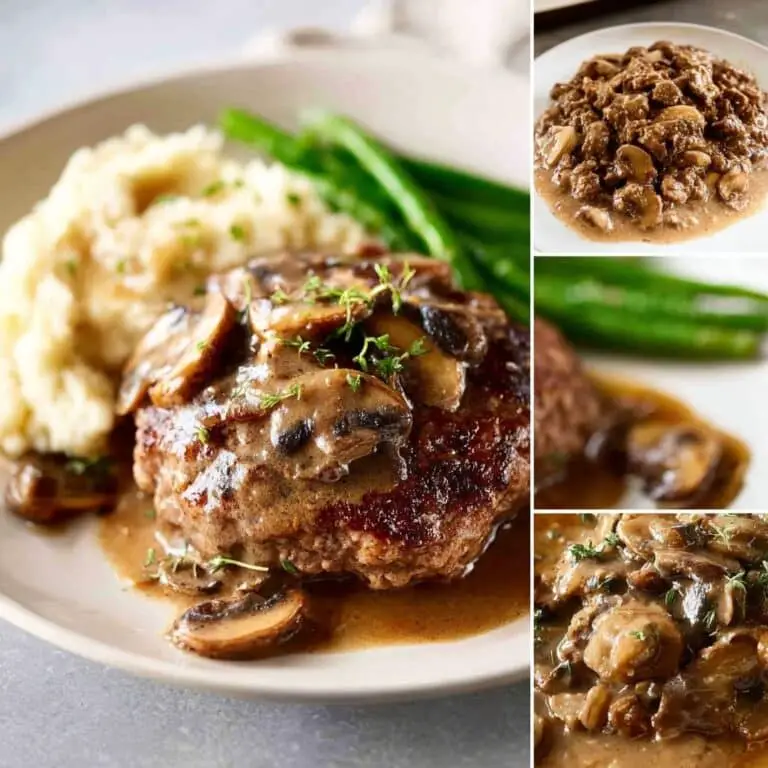 Salisbury Steak with Mushroom Gravy recepe