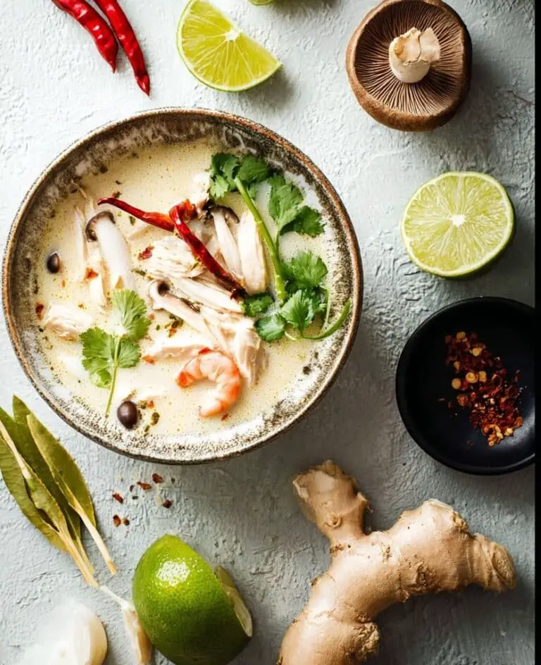 Tom Kha Gai (Thai Coconut Chicken Soup)
