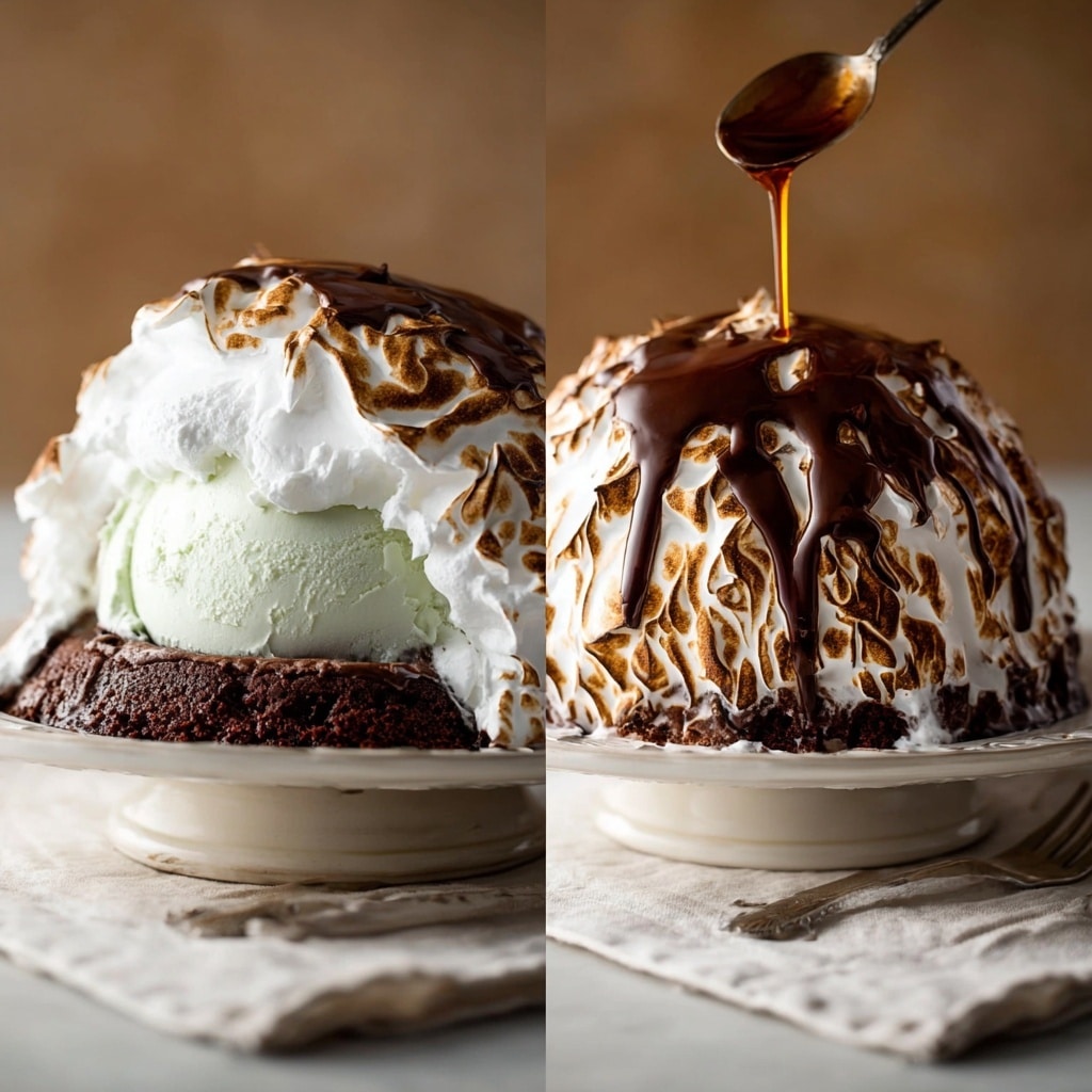 Brownie Baked Alaska