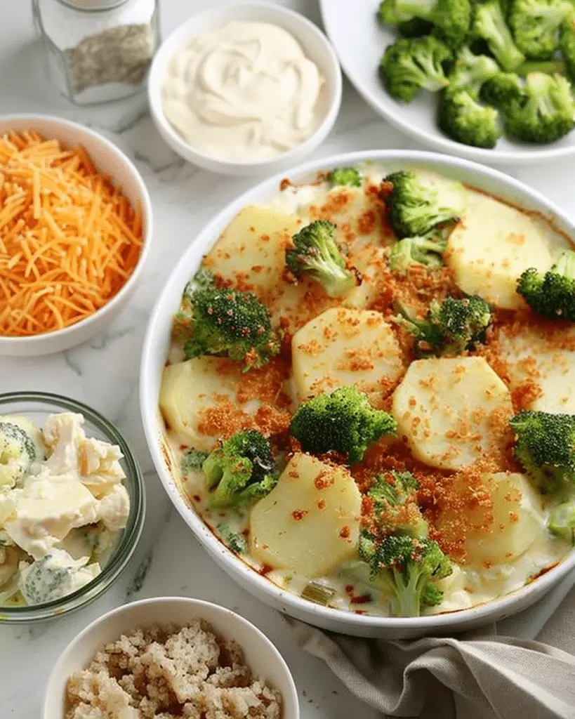 Chicken Broccoli Potato Casserole