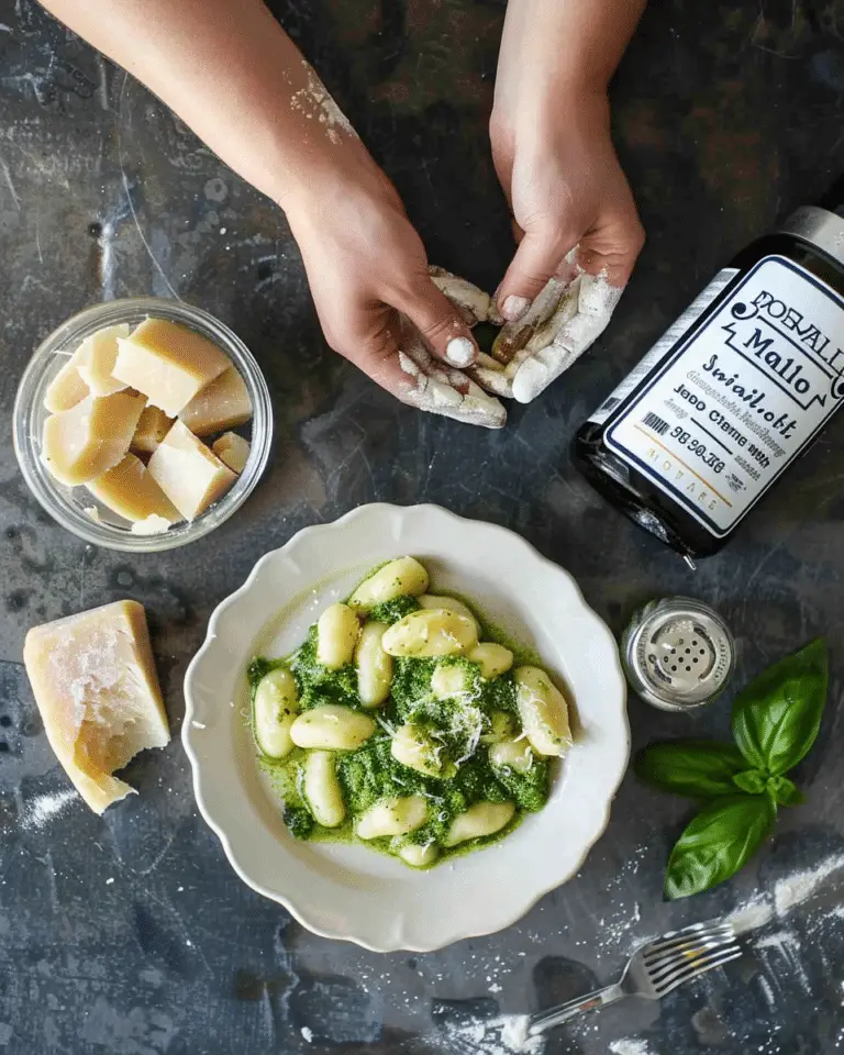 Creamy Pesto Gnocchi