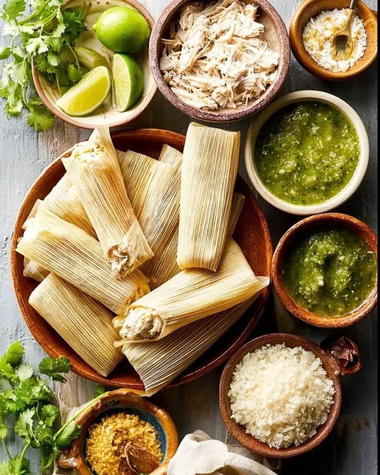 Green Chicken Tamales