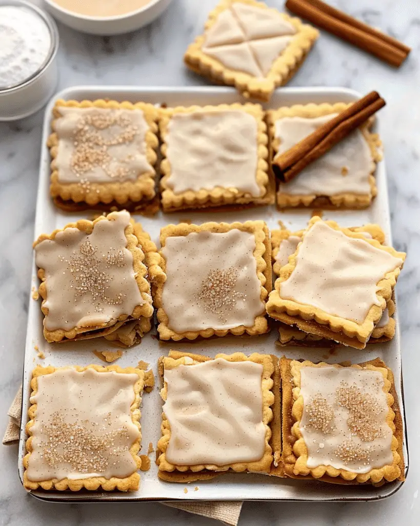 Homemade Frosted Brown Sugar Cinnamon Pop Tarts