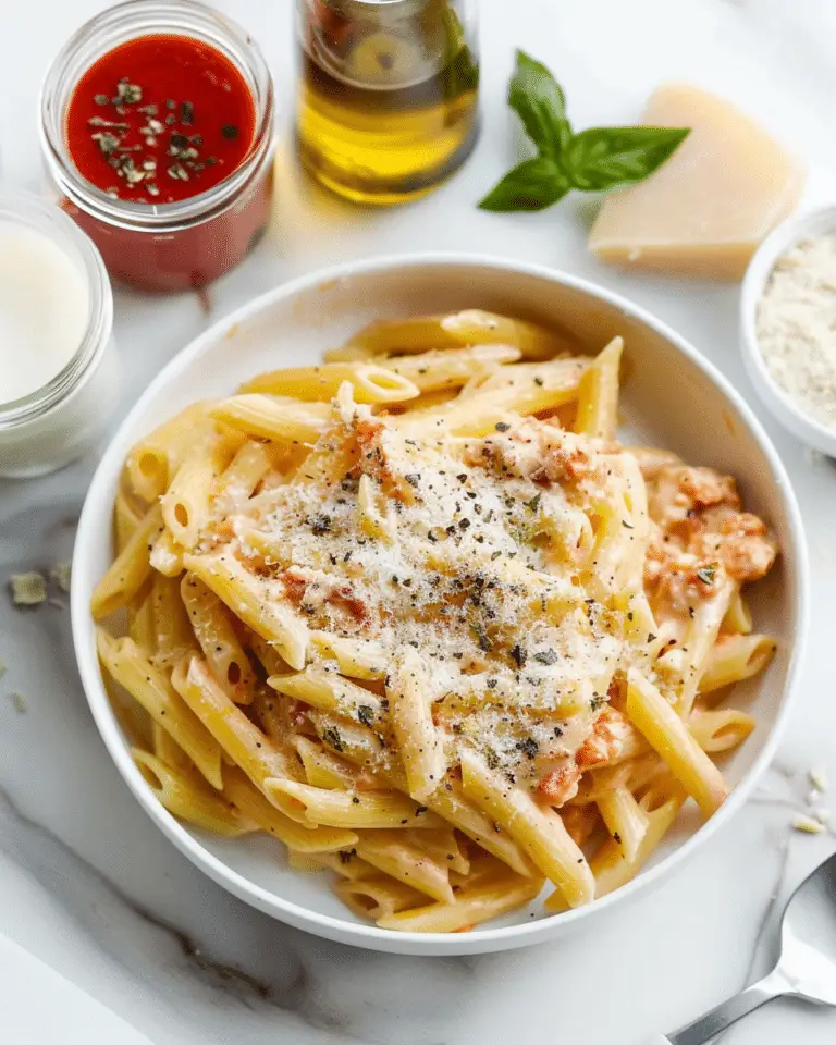 Pink Sauce Pasta recepe
