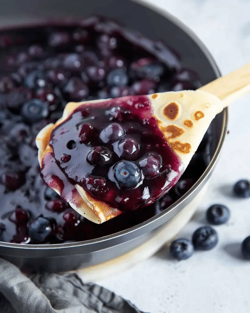Blueberry Crepes