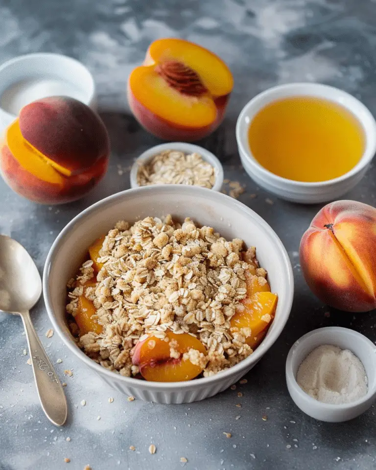 Peach Crisp