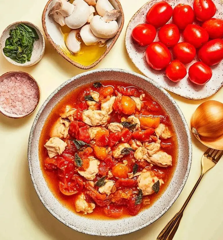 Tomato Basil Chicken Stew