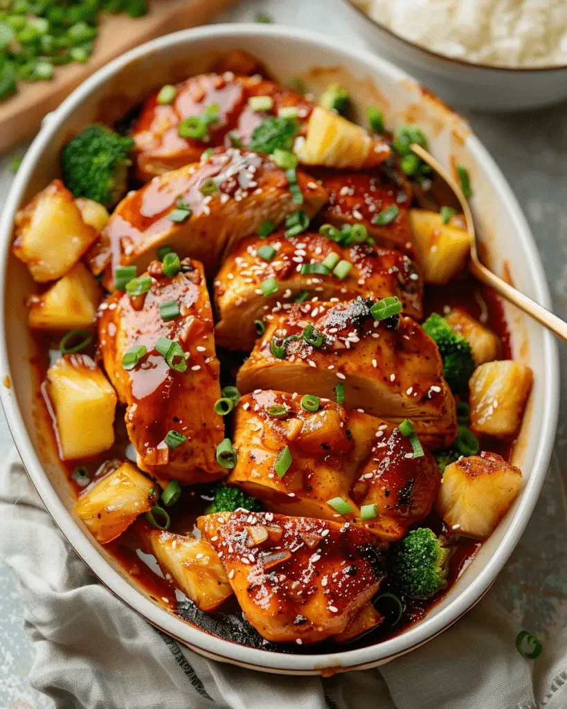 Baked Pineapple Teriyaki Chicken