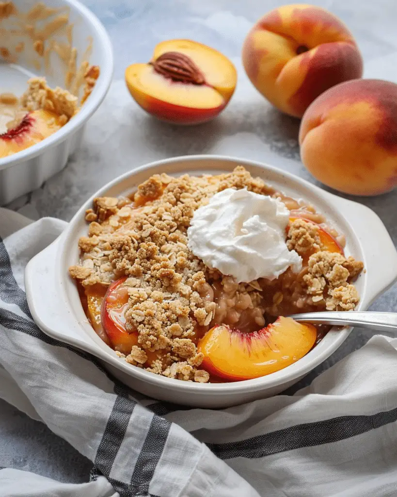 Easy Peach Crisp