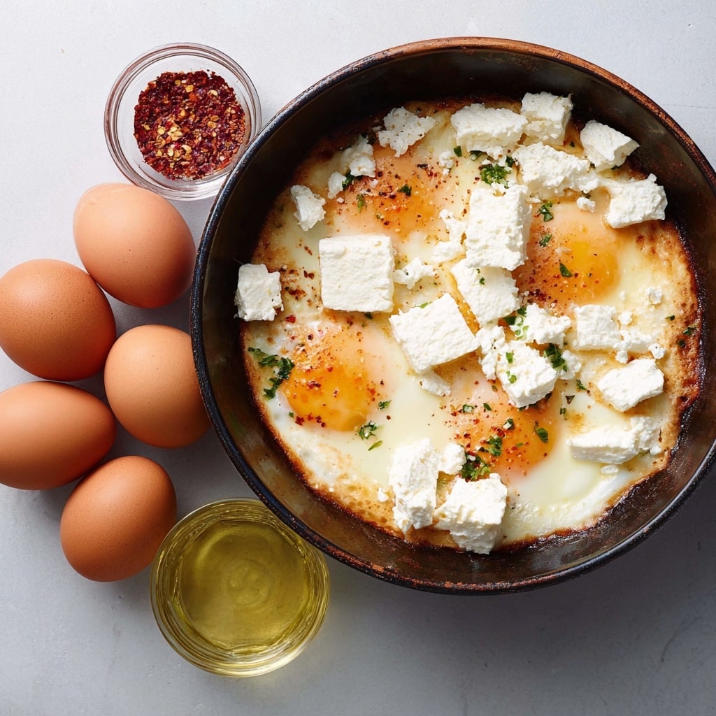 Baked Feta Eggs