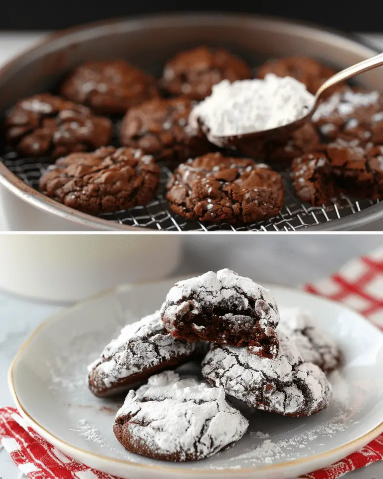 Brownie Crinkle Cookies with Dates