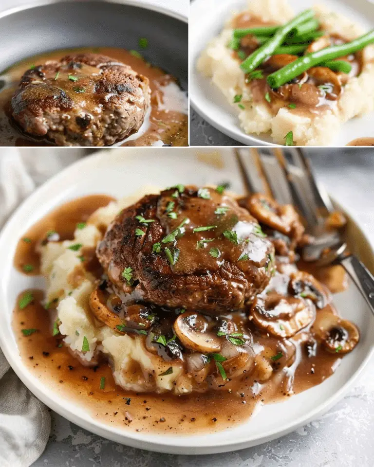 Salisbury Steak with Mushroom Gravy