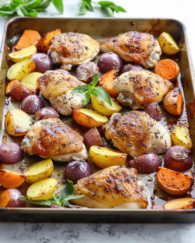 Sheet Pan Chicken Thighs