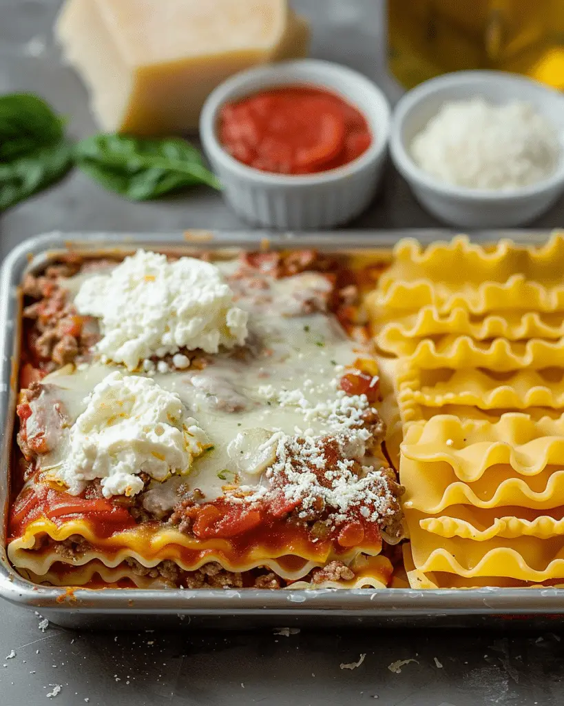 Sheet Pan Lasagna