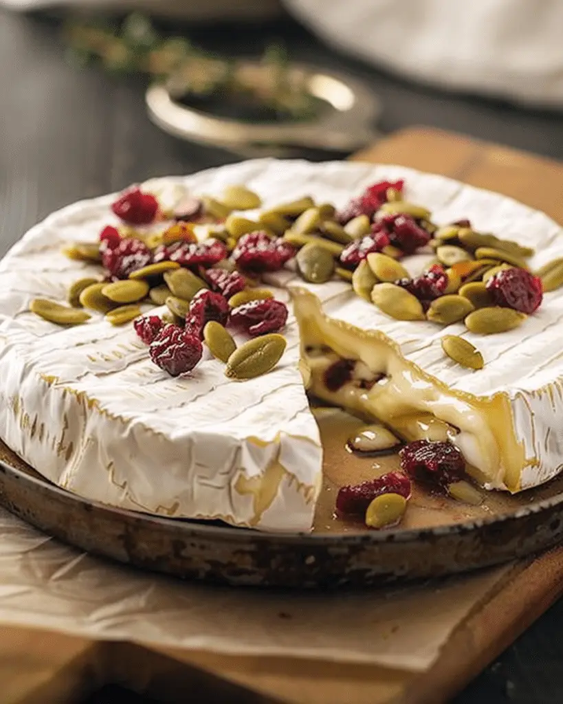 Cranberry Pistachio Brie Appetizer