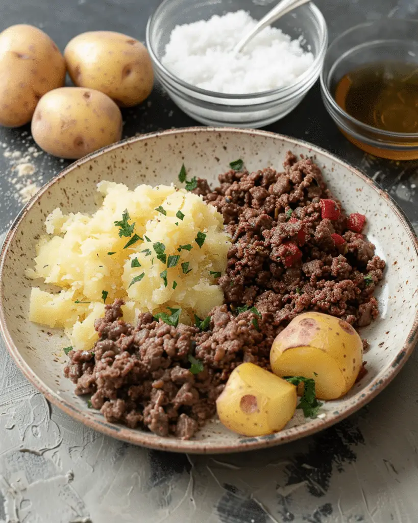 Lebanese Potato Souffle