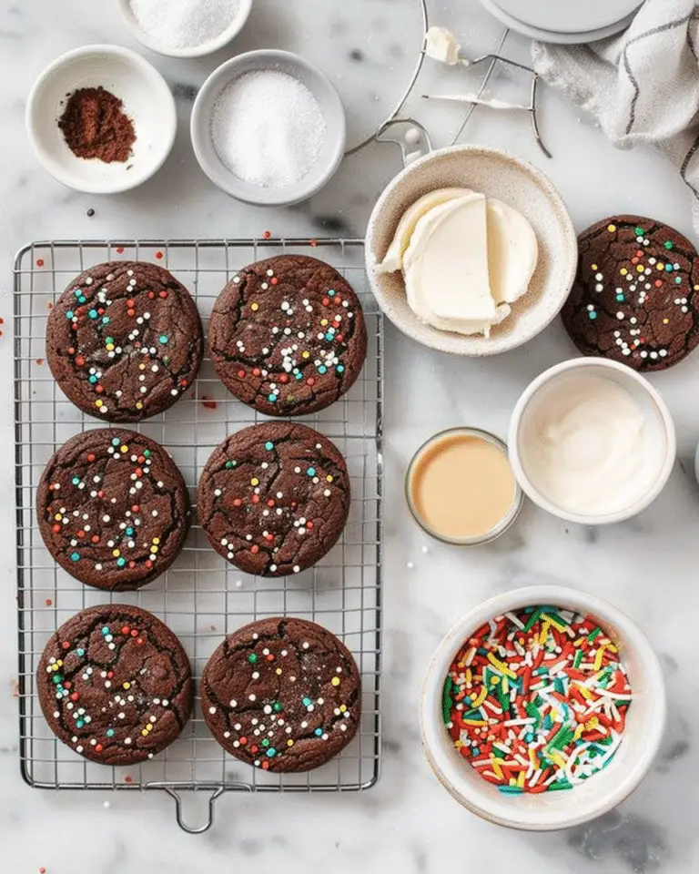 Chocolate Sprinkle Cookies
