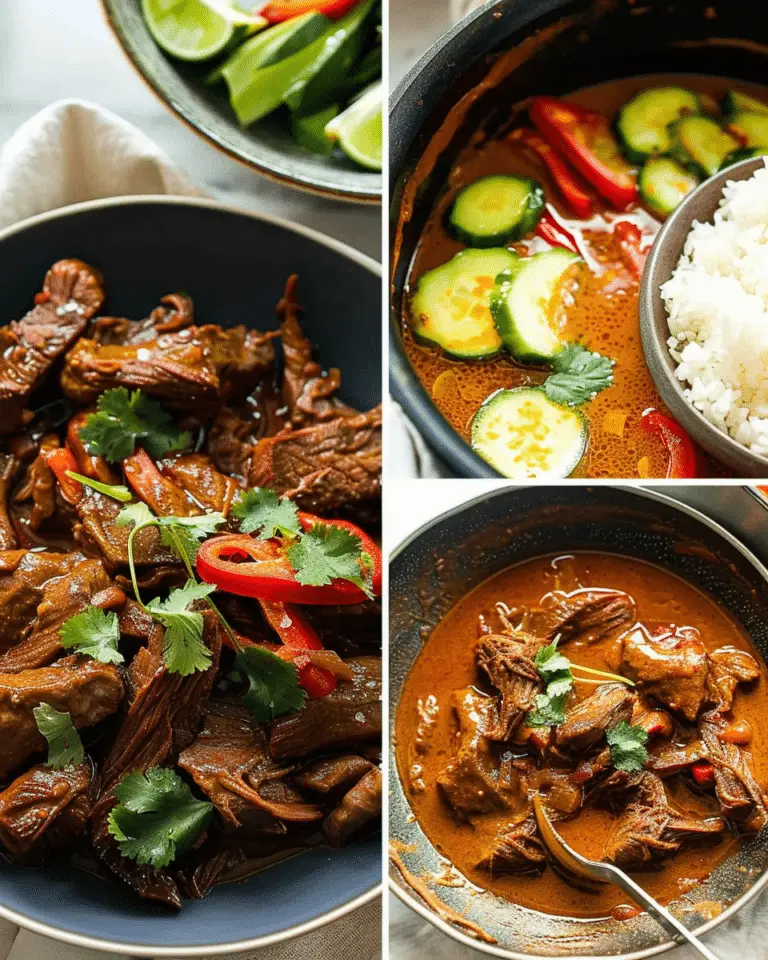 Coconut Curry Shredded Beef