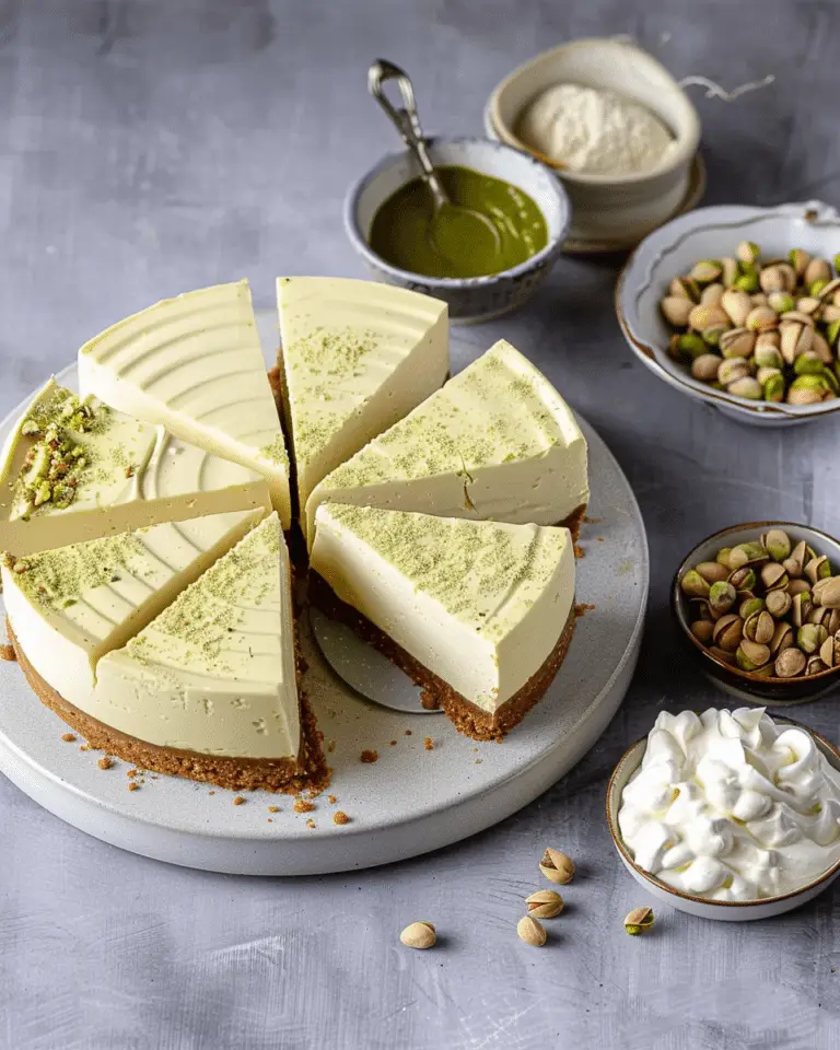 Pistachio Cheesecake