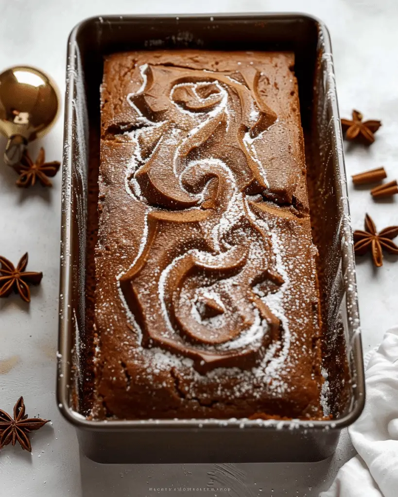 Spiced Gingerbread Loaf