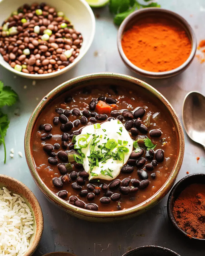Quick Black Bean Soup
