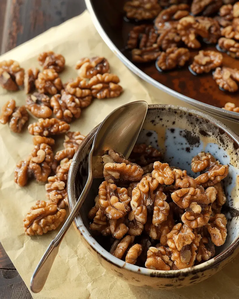 Candied Maple Walnuts