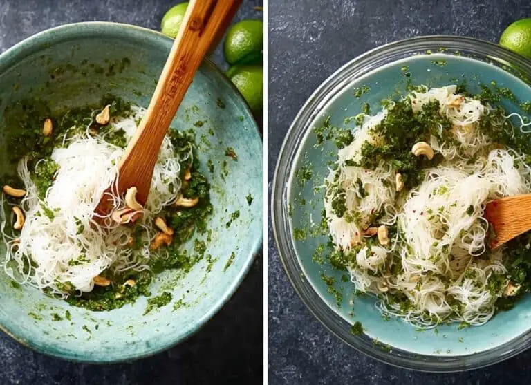 Green Ginger Rice Noodles