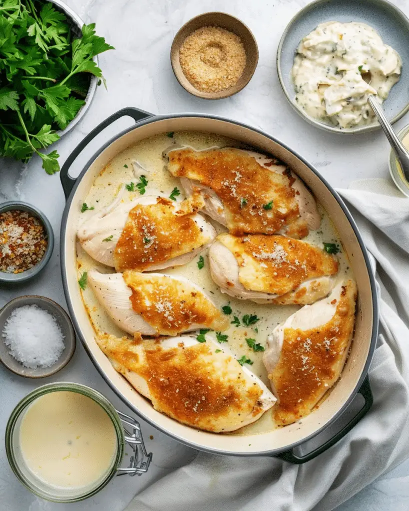 Baked Caesar Chicken