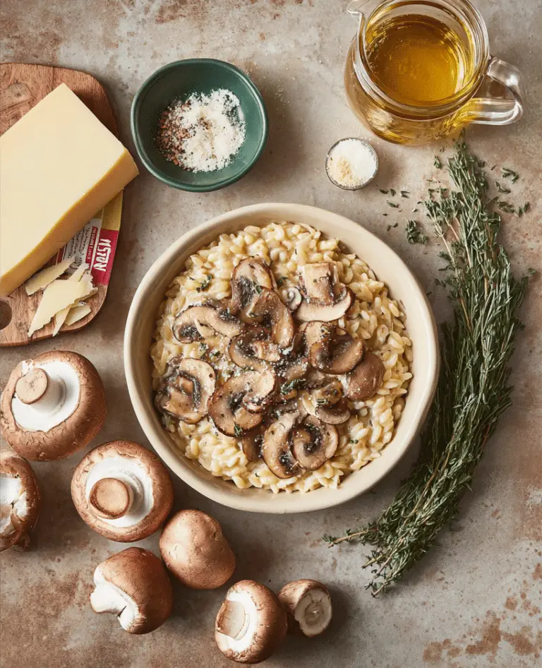 Creamy Mushroom Orzotto