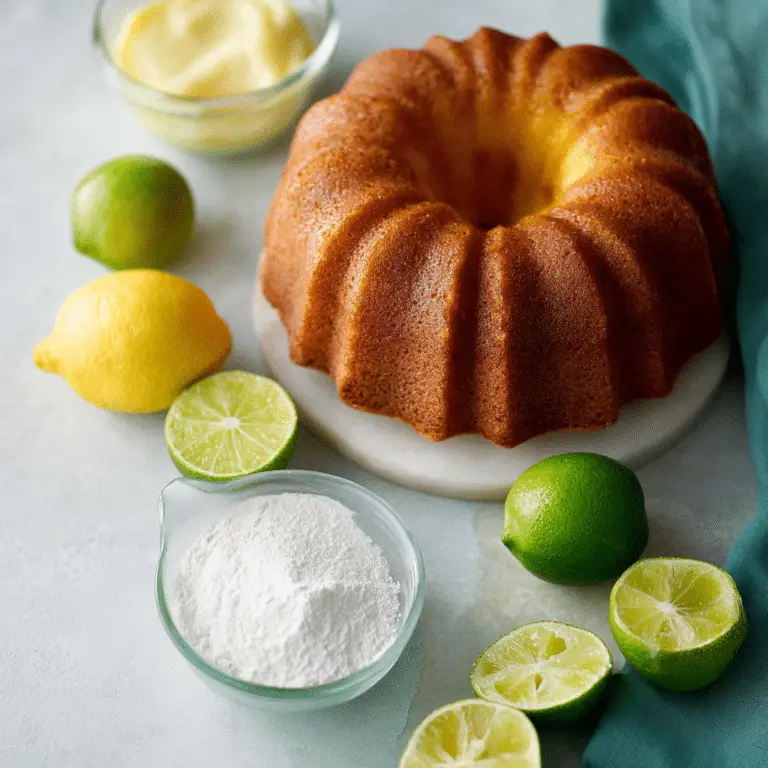 Lemon Lime Bundt Cake