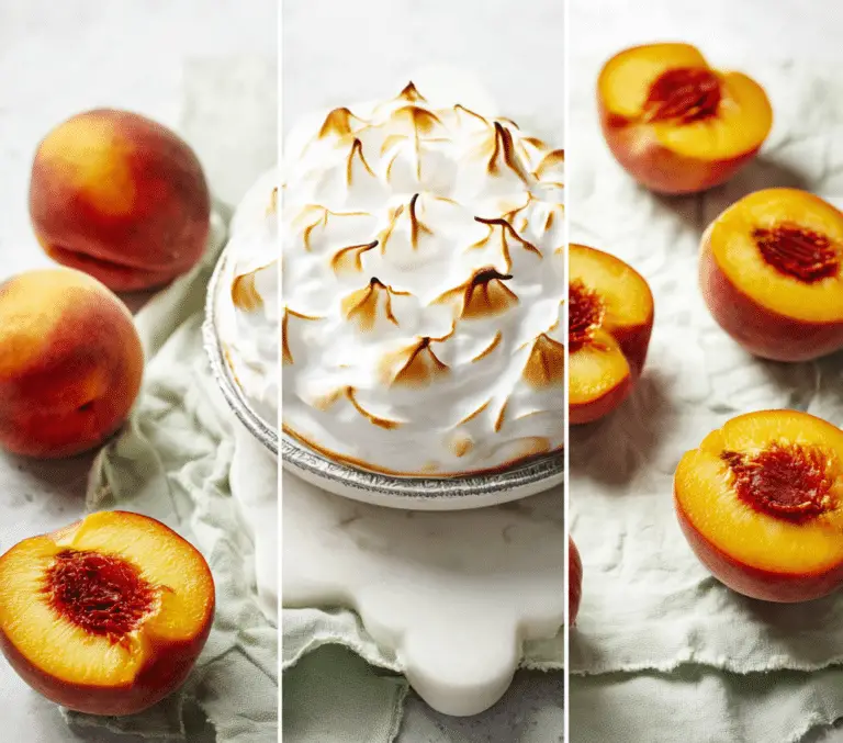 Peaches and Meringue