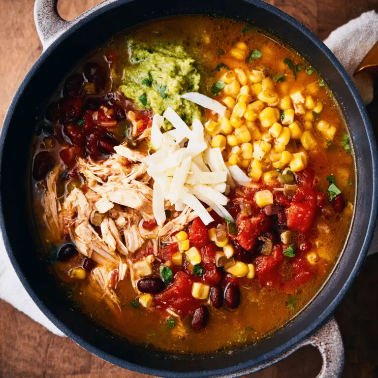 8 Can Chicken Taco Soup