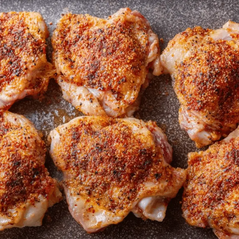 Crispy Baked Chicken Thighs