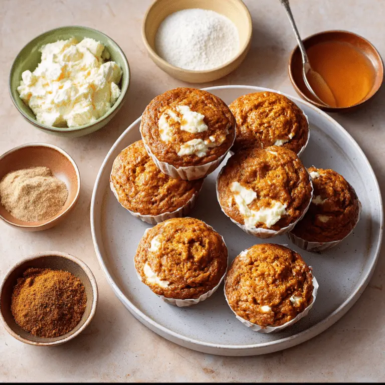 Pumpkin Cream Cheese Muffins