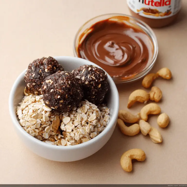 Nutella Energy Bites