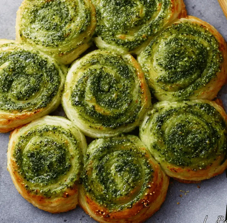 Puff Pastry Appetizer with Pesto
