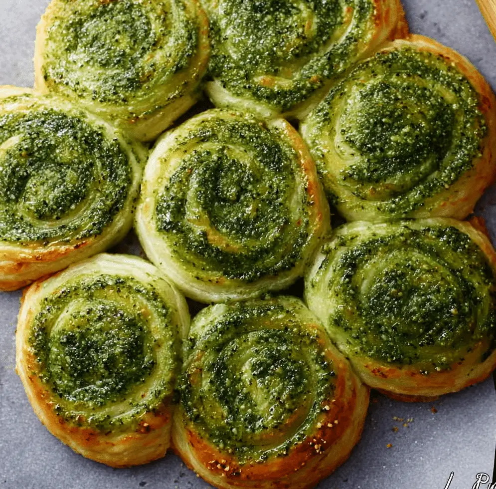 Puff Pastry Appetizer with Pesto