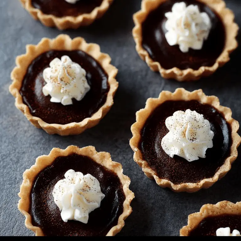 Mexican Spiced Dark Chocolate Tarts