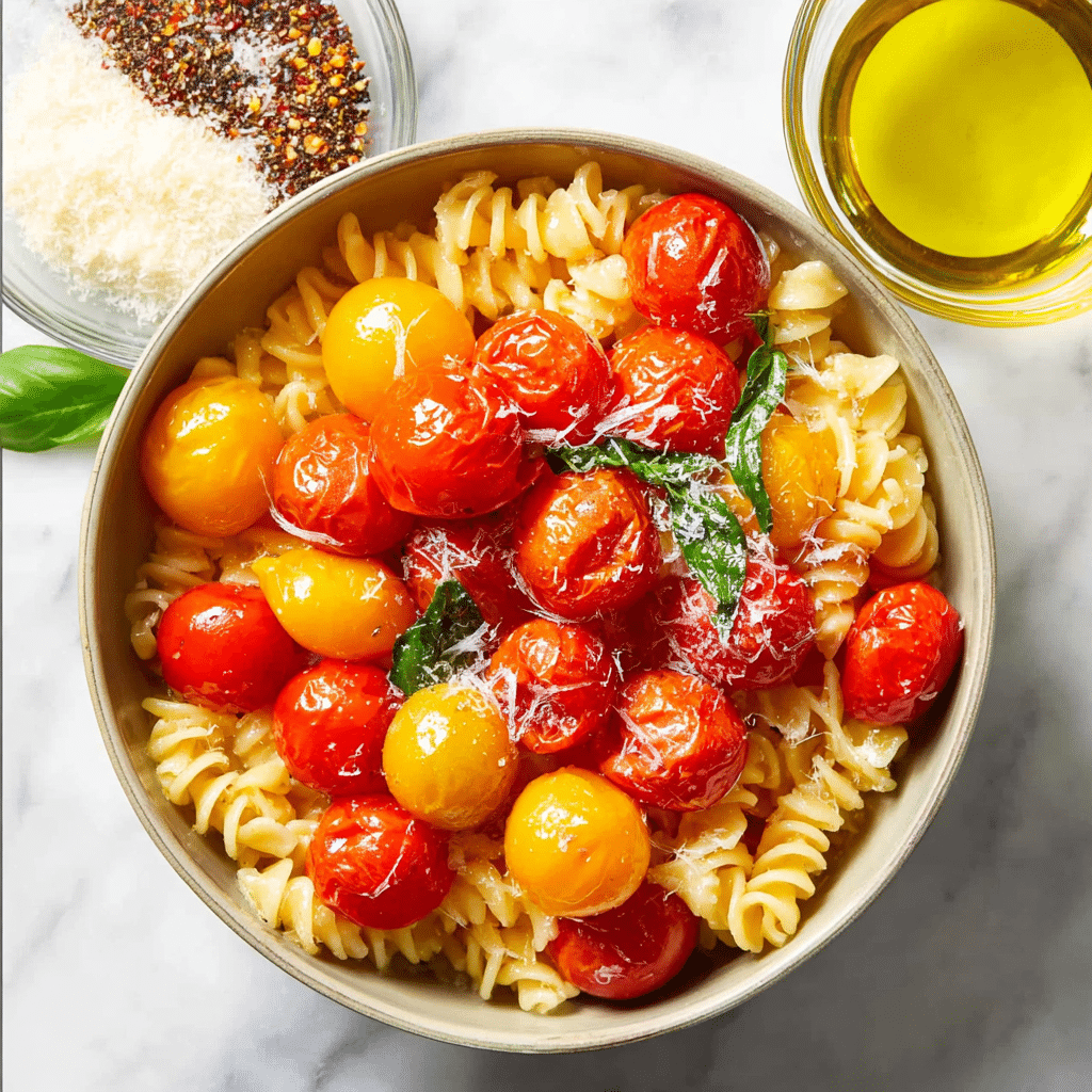 Burst Cherry Tomato Pasta